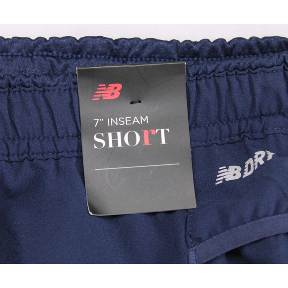 New Balance Men's 4XL Impact Run Lined Short Pockets/Drawstring Navy NEW - Picture 4 of 8